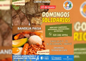 “Domingos Solidarios” regresa a Ibagué con sabor, arte y mercado campesino