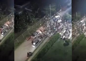 Ciclistas protestan en Alminar Samoa exigiendo entrega de presunto responsable de atropello