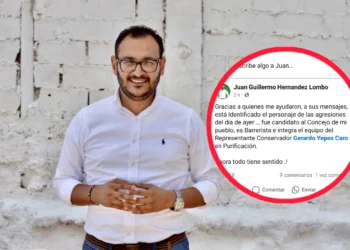 Lombo identifica a agresor, ex concejal de Purificación, tras disputa virtual sobre ataque a Uribe Turbay