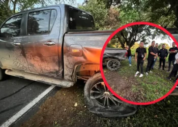 Juan Carlos Zarabanda y su agrupación sufren accidente de tránsito en vía a Chaparral