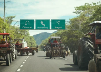 Bloqueos del “paro arrocero” continúan este domingo en cinco puntos del Tolima