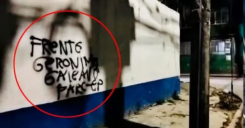 En el sur de Ibagué hay temor por grafiti alusivo a las disidencia de las FARC