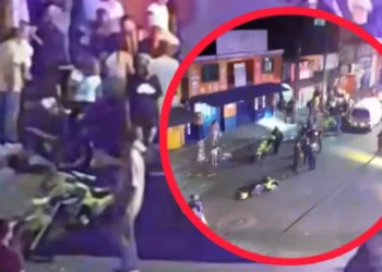 Persecución policial termina en fuerte choque entre tres motos en Ibagué