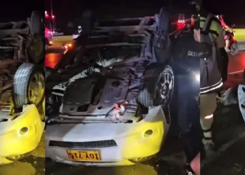 Vehículo se volcó en la variante Ibagué – Aeropuerto Perales: autoridades investigan causas