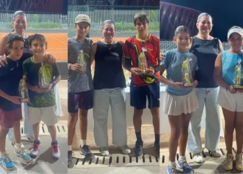 Tenistas tolimenses brillan en el Torneo Nacional Grado 4 realizado en el Complejo de Raquetas, con campeones en sencillos y dobles