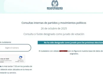 Consultas de jurados de votación para las elecciones del 26 de octubre