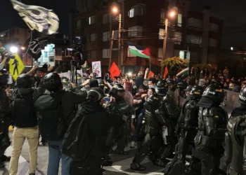 Bogotá marcha contra EE. UU. e Israel con respaldo sindical y político
