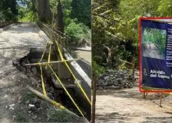 Comunidad de El Guamo exige arreglo urgente de puente rural en riesgo de colapso