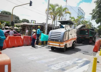 Ibagué cierra total la intersección de la Cr 5 con Calle 15 por obras del SETP