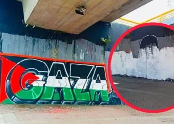 Mural en solidaridad con Palestina borrado en Ibagué: Artistas denuncian censura
