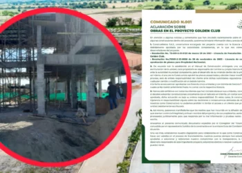 Constructora GOLDEN CLUB Aclara Polémica: Obras Tienen Licencias Vigentes