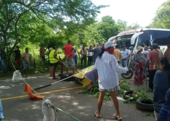 Bloquean vía entre Ortega y El Guamo por más de cuatro días sin energía eléctrica
