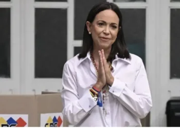 María Corina Machado reacciona en shock al recibir el Nobel de Paz