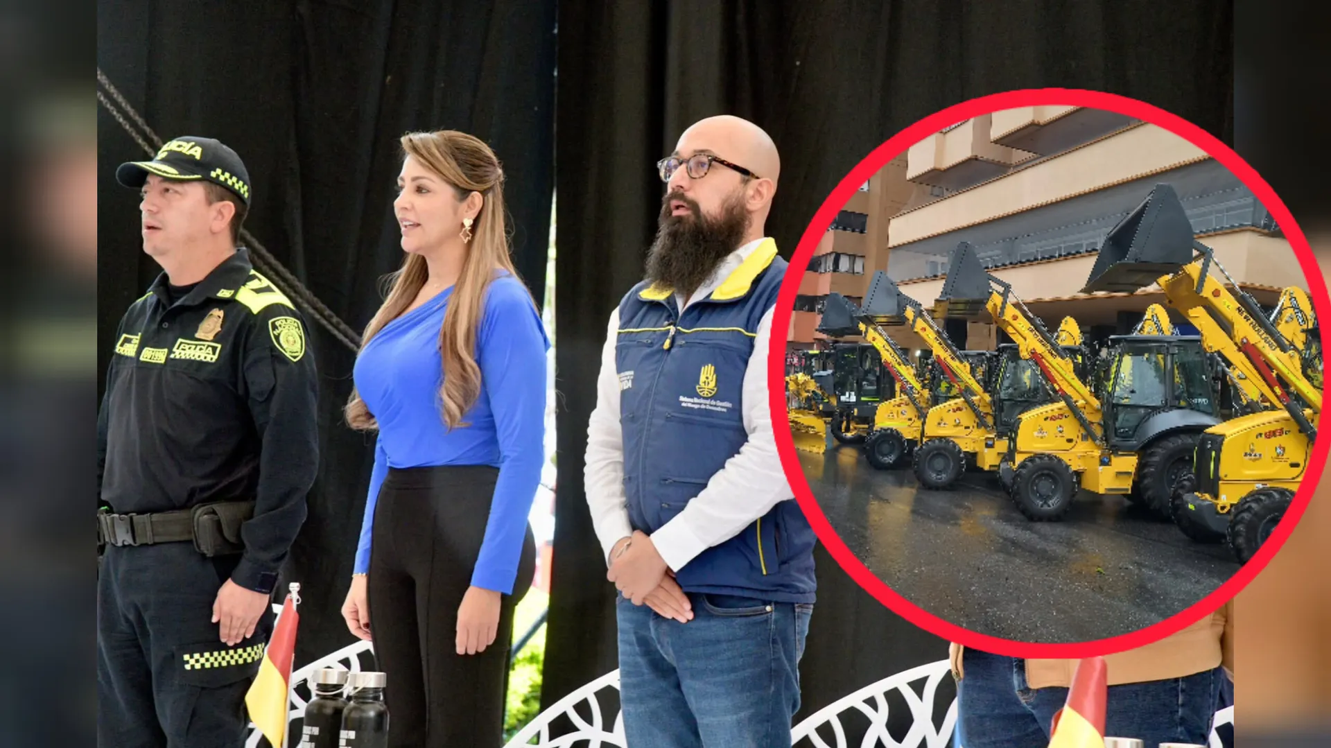 Gobierno entrega maquinaria por $14 mil millones para fortalecer gestión del riesgo en el Tolima