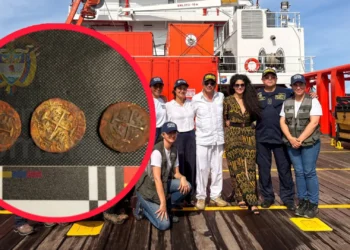 Colombia presenta objetos arqueológicos del galeón San José para profundizar en su historia