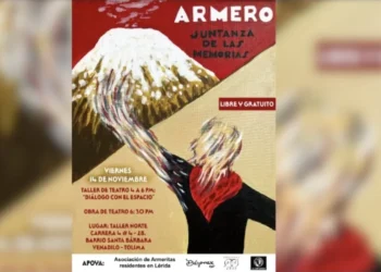 Obra de teatro y taller conmemoran los 40 años de la tragedia de Armero en Venadillo