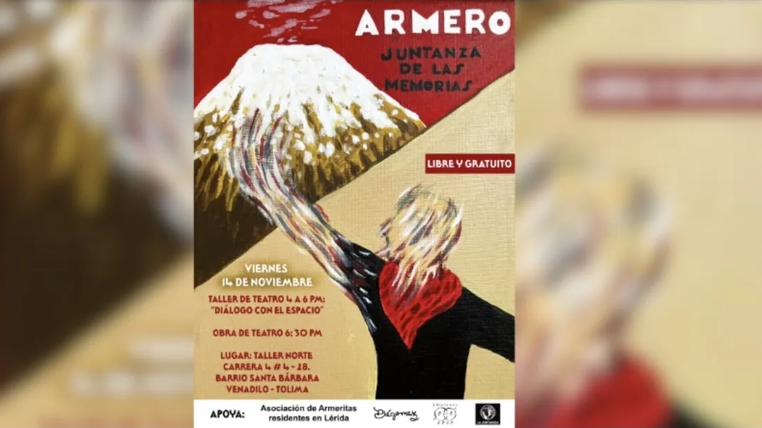 Obra de teatro y taller conmemoran los 40 años de la tragedia de Armero en Venadillo