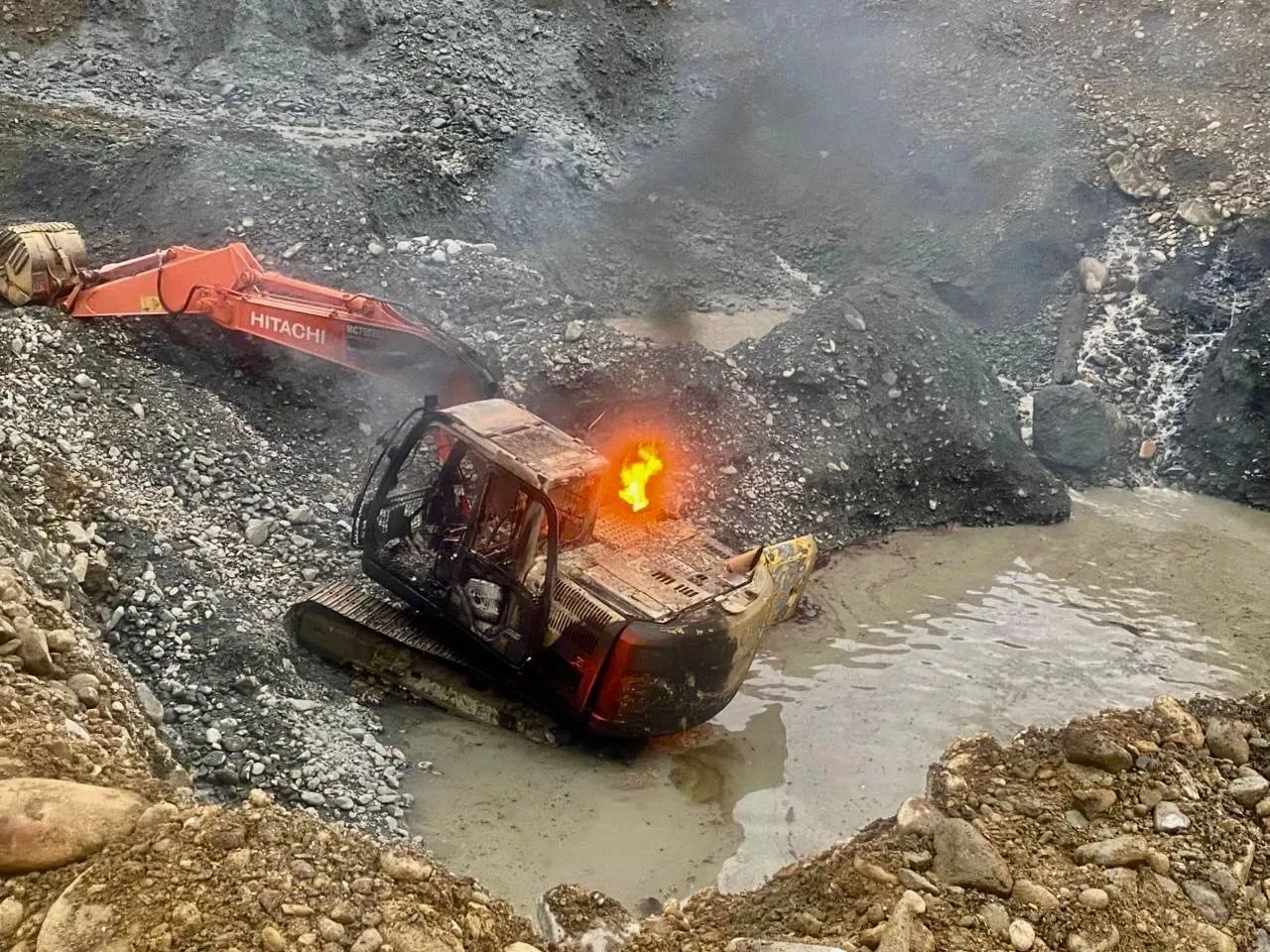 Exigen rotación policial por crisis de minería ilegal en el Tolima