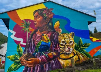 Mural de la Vereda Toche, Ibagué, compite como la mejor del mundo