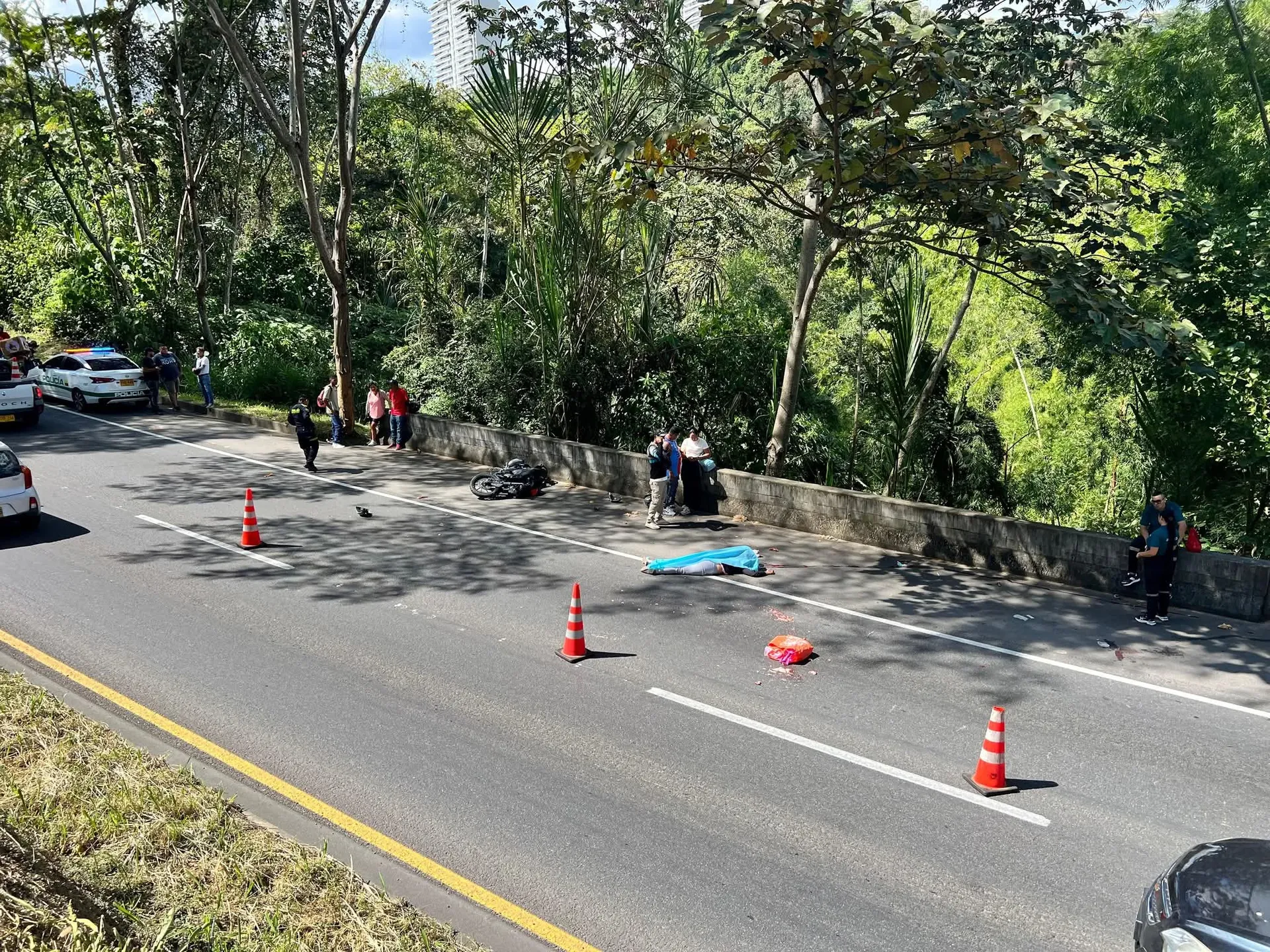 Fatal colisión en vía Ibagué-Cajamarca: joven pierde la vida