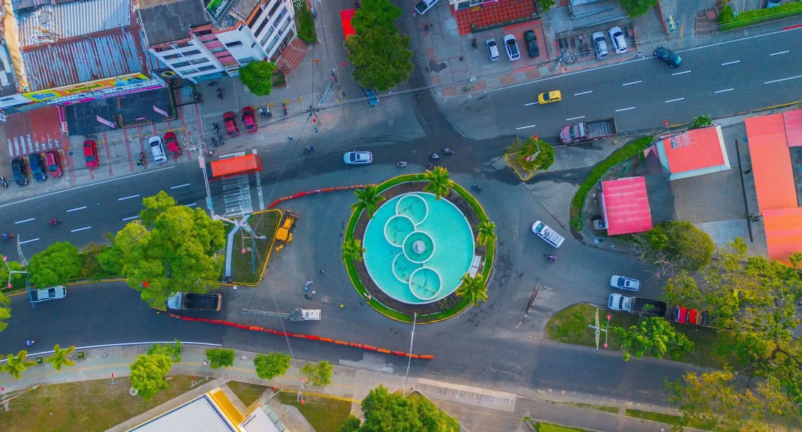 Cierran glorieta de la calle 44 por obras del SETP en Ibagué