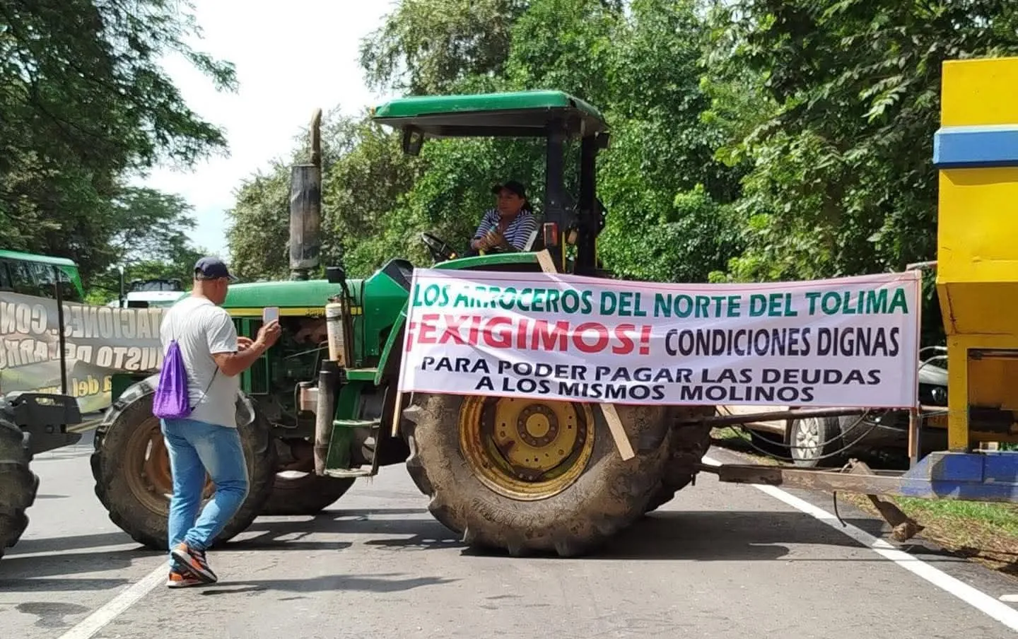 Arroceros del Tolima confirman su participación en el paro nacional del 2 de marzo