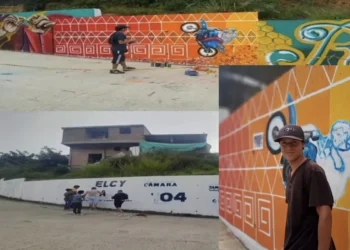 Polémica en Herrera por borrado de murales para publicidad política