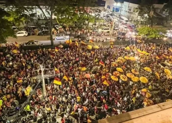 Ibagué acompañó al Tolima con multitudinario banderazo antes del duelo ante Nacional