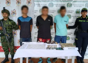 Capturan a tres presuntos expendedores de droga en operativo conjunto en Ataco