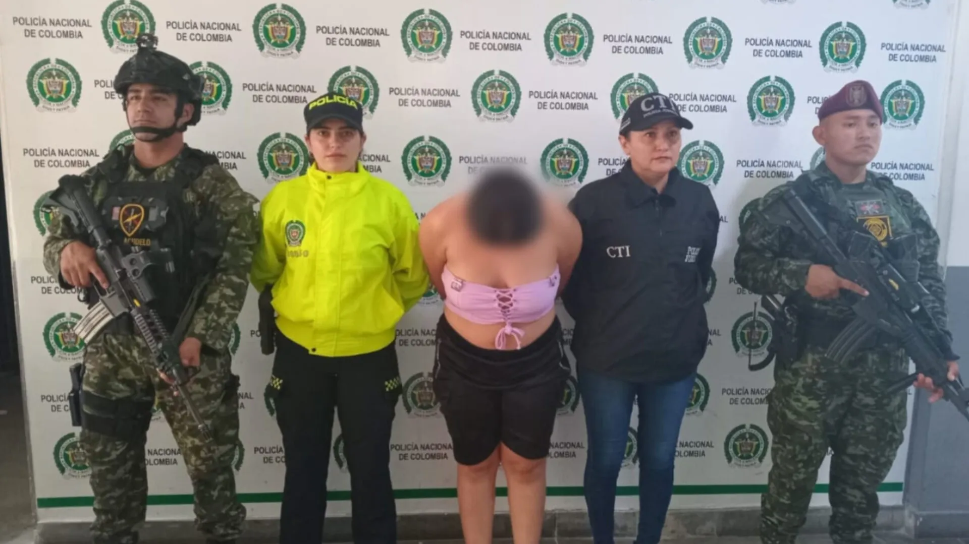Capturan en El Espinal a mujer condenada por extorsión; deberá pagar ocho años de cárcel