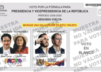 Definido el tarjetón para la segunda vuelta presidencial
