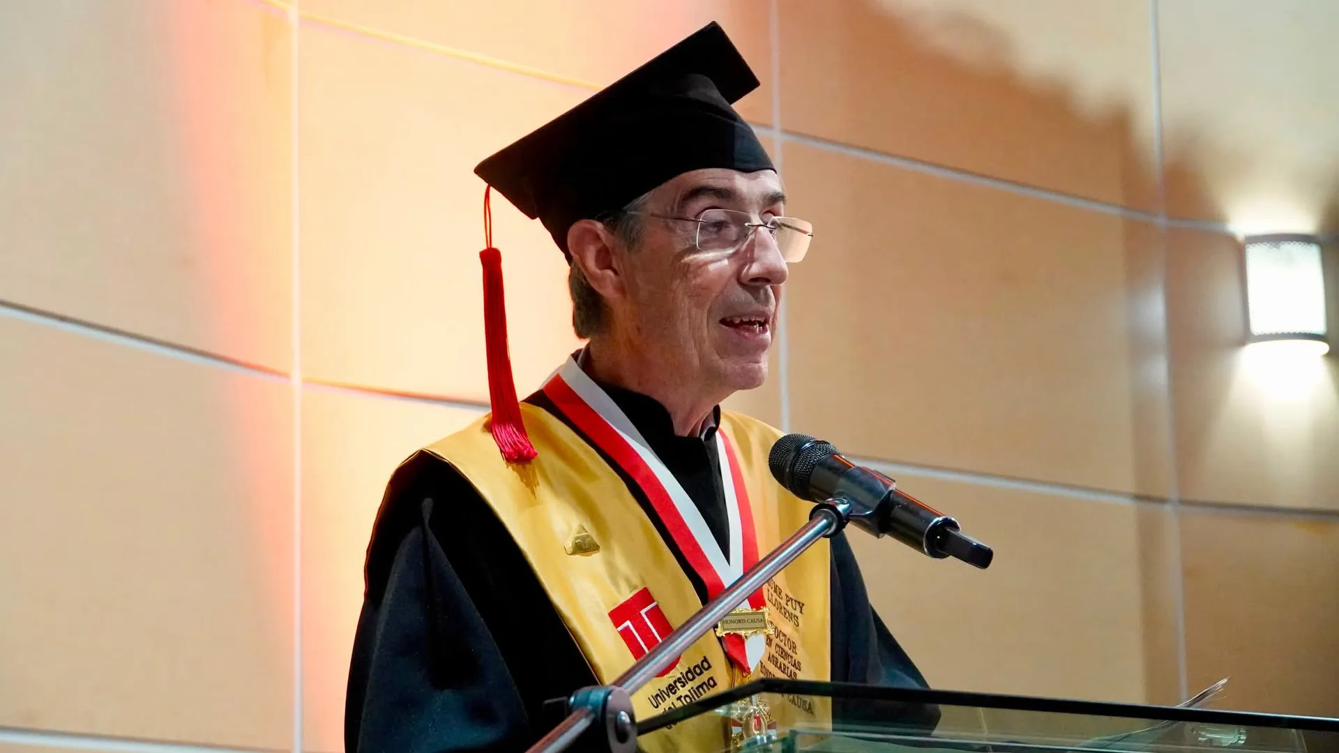 Honoris Causa fortalece alianza internacional de la Universidad del Tolima