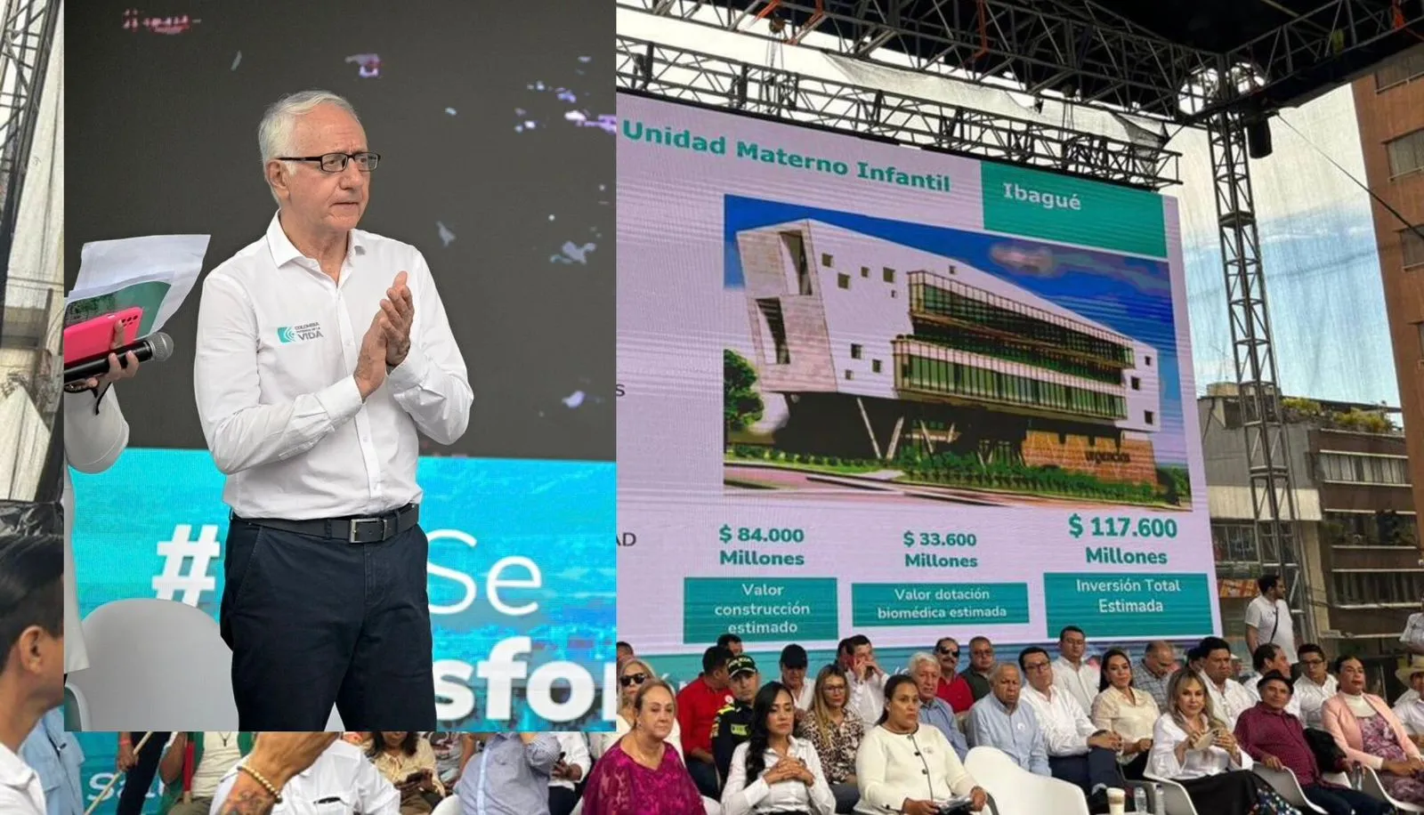 Ibagué asegura $18.900 millones y pone en marcha el Hospital Materno Infantil