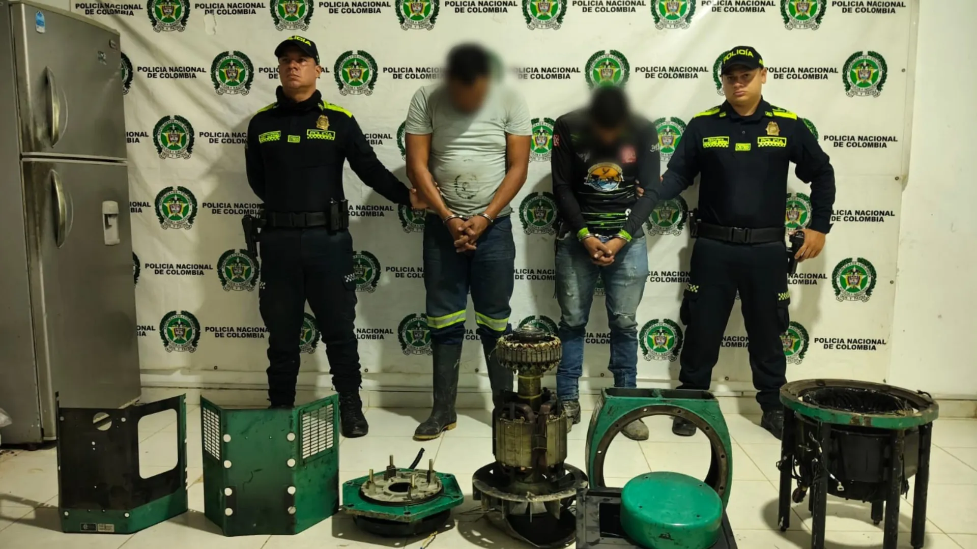 Capturan a dos personas tras presunto hurto de equipos de comunicación en Cunday