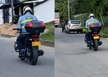 Indignación en Ibagué: agente de tránsito captado cometiendo imprudencias viales
