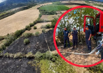 Controlan incendio forestal en Aparco que consumió cinco hectáreas