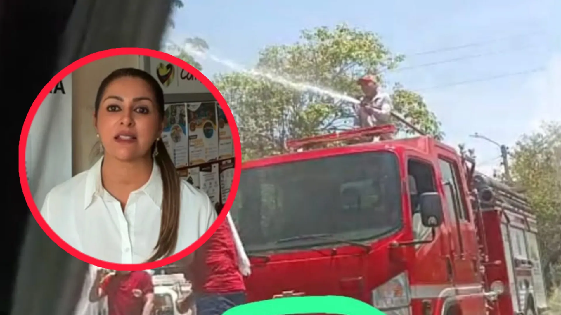 ¡Tolima arde y Ortega celebra! Polémica por carro de bomberos usado en fiestas