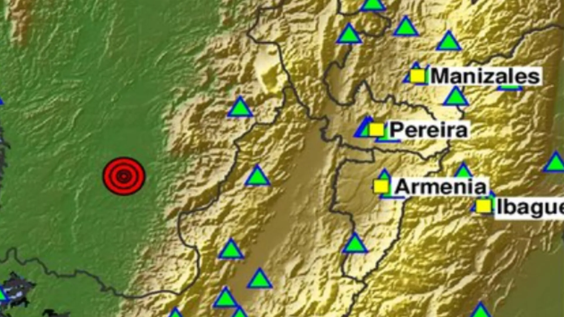 Temblor de 2,8 sacudió a Sipí este sábado