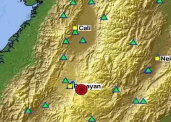 Sismo de magnitud 4,1 sacudió el Cauca y tuvo epicentro cerca de Totoró