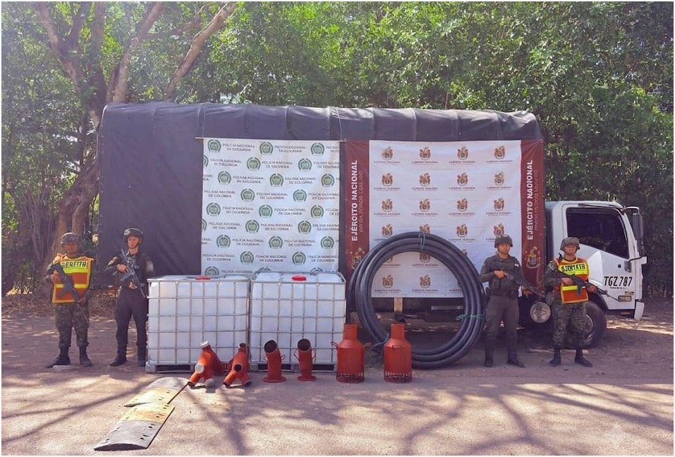 Incautan insumos para minería ilegal avaluados en más de $91 millones en Ataco