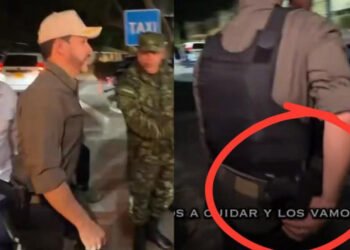 Abelardo patrulló armado Santa Marta durante jornada de tensión