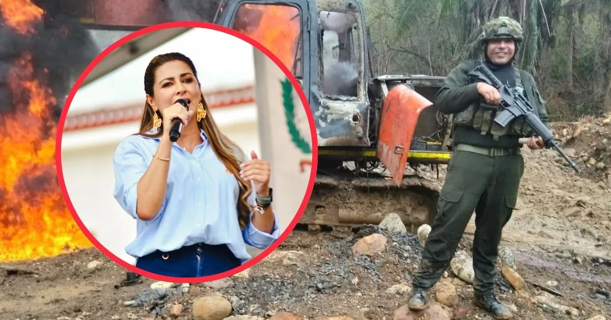 Gobernadora del Tolima celebró operativo contra minería ilegal en el sur del departamento