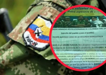 Panfleto atribuido a la Segunda Marquetalia genera alerta en el sur del Tolima