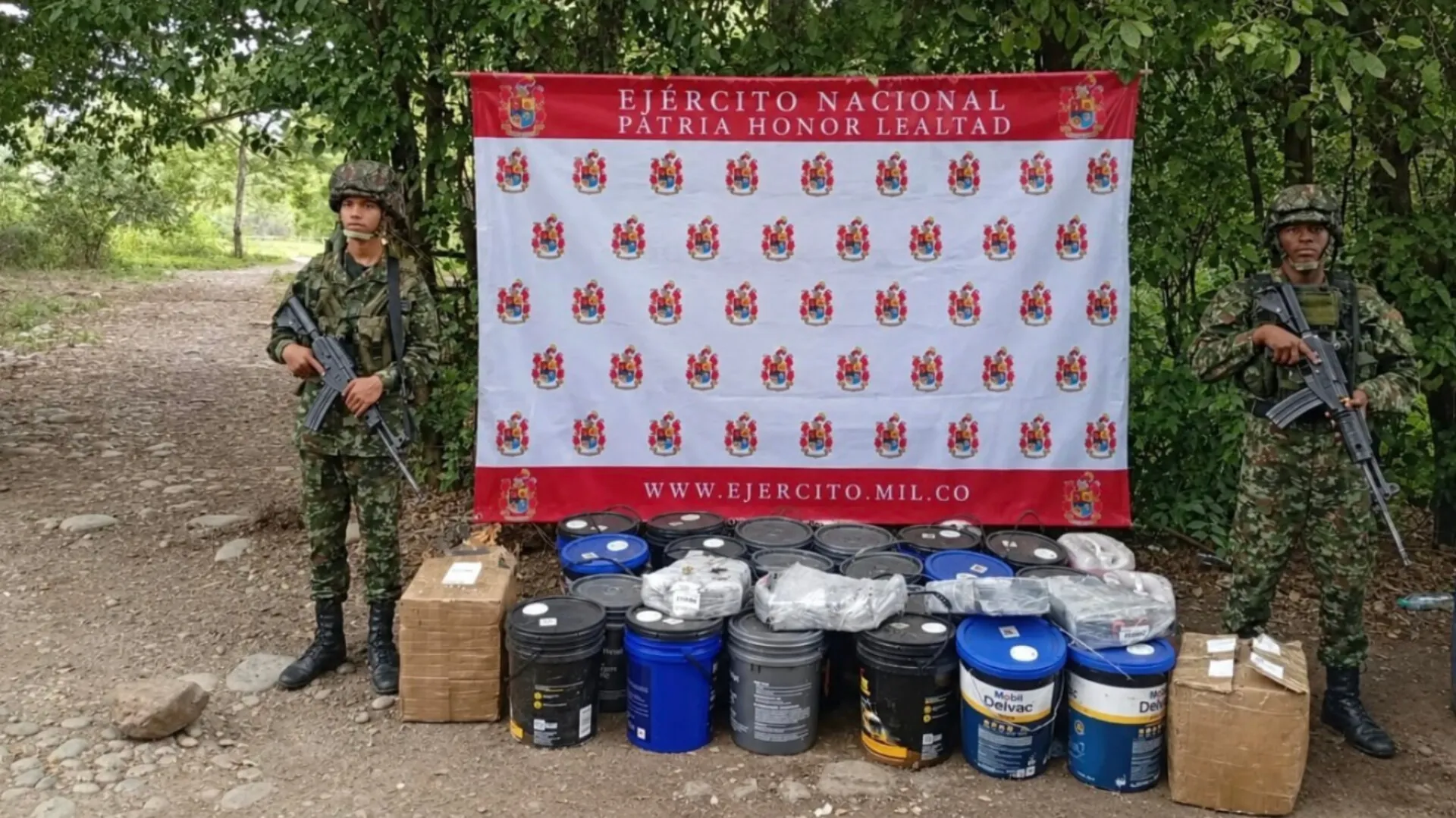 Golpe a la minería ilegal: incautan insumos avaluados en $27 millones en Ataco